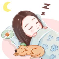  发朋友的晚安表情图片晚安动态表情图