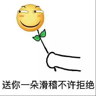  送你一朵滑稽qq表情包