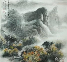  天来堂实力派画家周顺生副院长夜半寒山