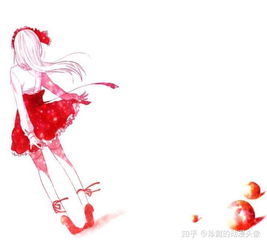  动漫手绘头像活泼动人的美少女,对未来充满了希望