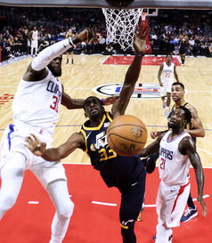  nba常规赛快船胜爵士
