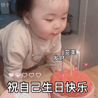 生日快乐动态图表情包头