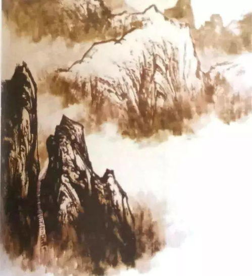  山水画中云水的画法解析