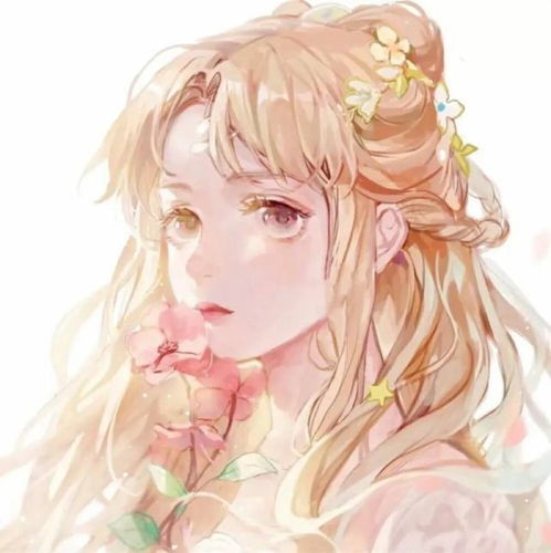  治愈系温柔动漫女头阳光软萌甜美女生头像