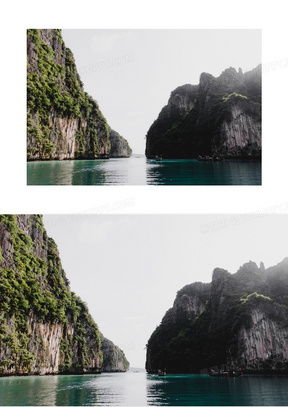  自然山水风景高清壁纸大全熊猫办公
