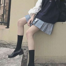  女头部位腿控不露脸学生部位女生头像下半身控