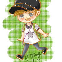  唯美少女小清新插画锁屏壁纸微信头像图片大全
