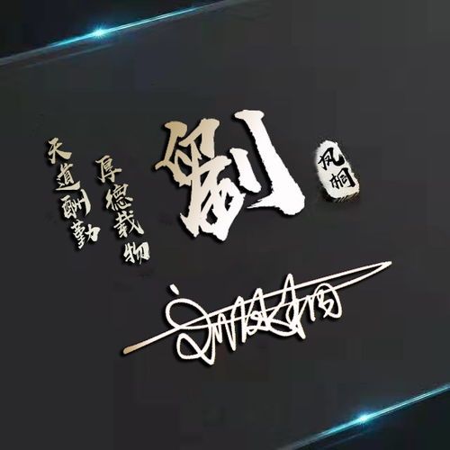  3d立体高清艺术签名头像,超多风格任你选择,总有一款适合您