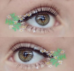  鲜花眼妆怎么画好看的鲜花眼妆图片造型