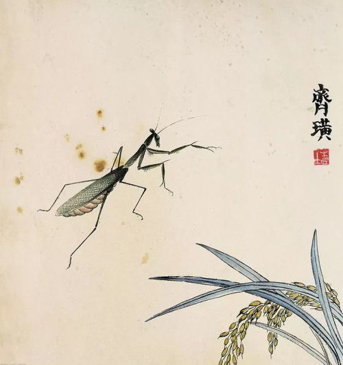  适合临摹齐白石草虫集90幅