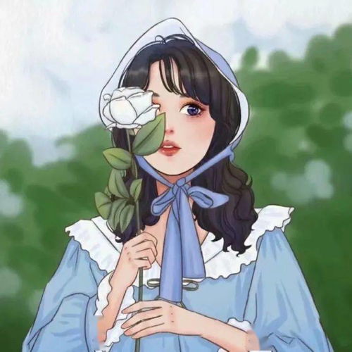  闺蜜头像卡通头像锁在轮回