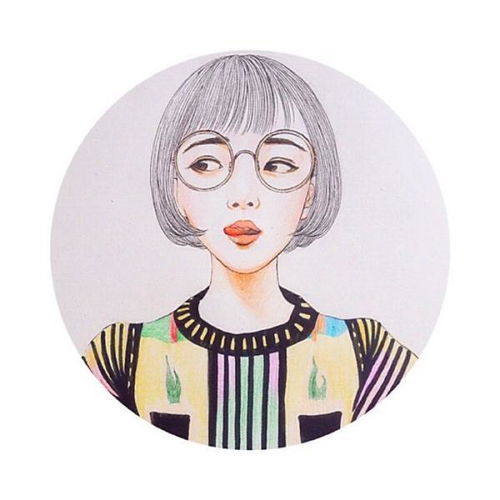 手绘小希头像大眼