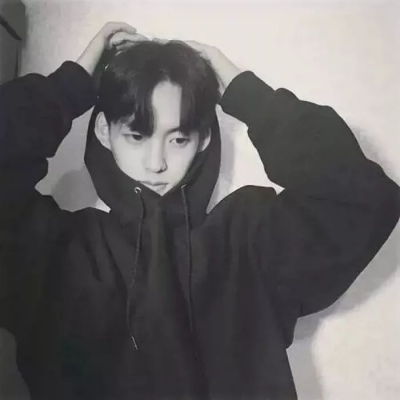  黑白男生丧头像你走吧,我不会想你的苏鹤