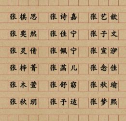  姓张的宝宝这样取名,潇洒男孩名,高雅女孩名