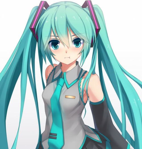  二次元初音未来美图欣赏,最初的声音,无限的未来