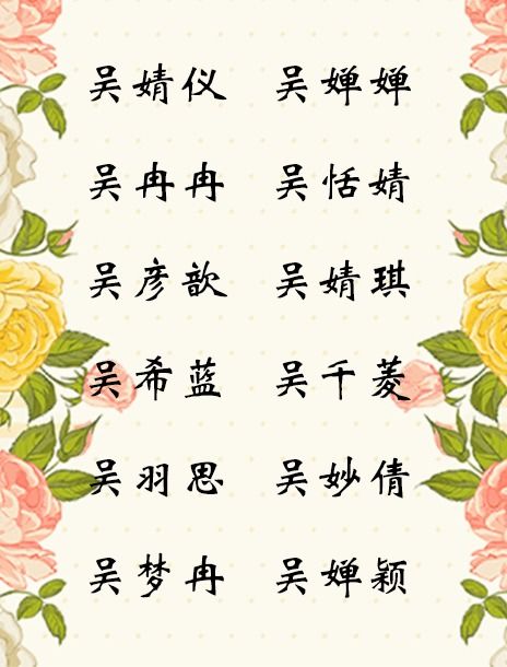  姓氏取名大集合,宝妈宝爸快来看吧,好听的名字都在这