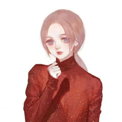  念动漫卡通手绘女生头像