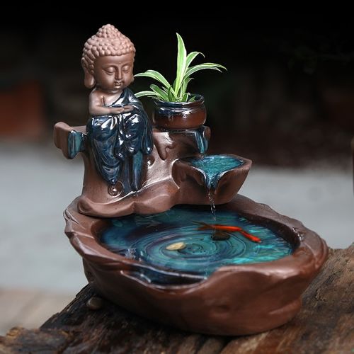  今年流行的8款精美流水摆件,净化空气显档次,一眼看上了第4款