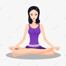 免扣卡通女孩健身素材图片免费下载高清psd千库网图片编号12019664
