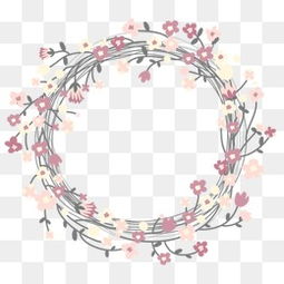  免费下载圆形花圈图片大全千库网png