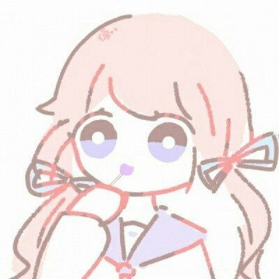  可爱的头像女生呆萌女生卡通可爱少女心头像