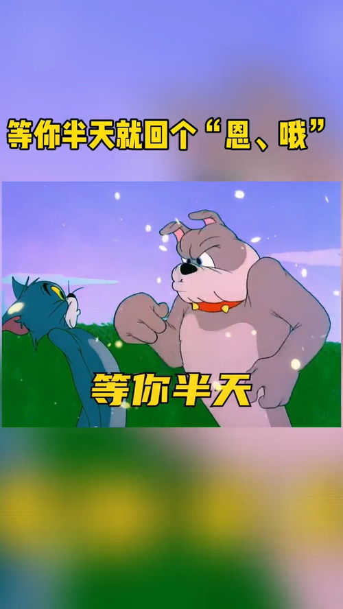  等你半天就回个嗯,哦,你让我怎么回表情包猫和老鼠艾特男朋友