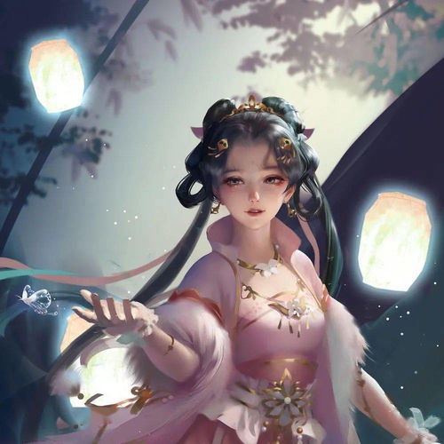 意境古风漫画女生头像相恨不如潮有信相思始觉海非深