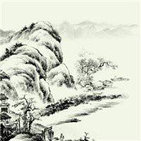  水墨山水画图片大全微信头像图片大全