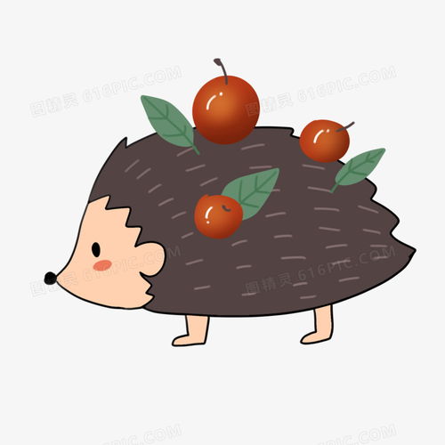 微信头像卡通小刺猬