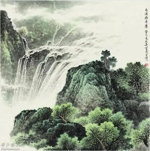  历代大家山水画三十七