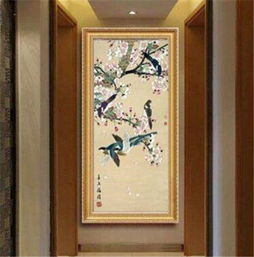 进门玄关装饰画挂什么画合适开门见什么风水好0