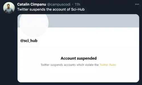  scihub遭英国网络运营商封禁两家巨头出版商联合围剿再下一城