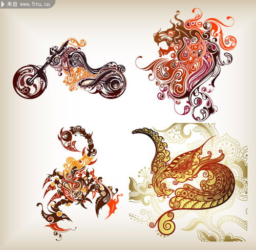  精品古典图腾花纹