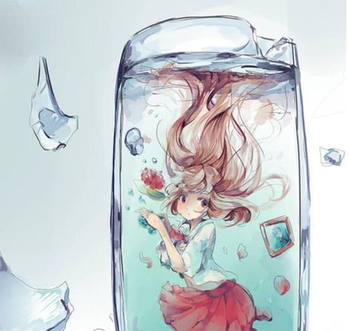  珍藏的动漫头像卡通手绘插画,气质高贵,貌美如花的二次元美人