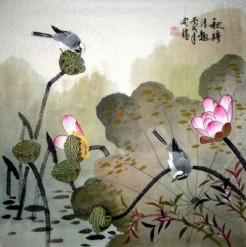  百艳花鸟鱼虫国画,万紫千红
