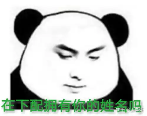  请问有没有问别人姓名的表情包