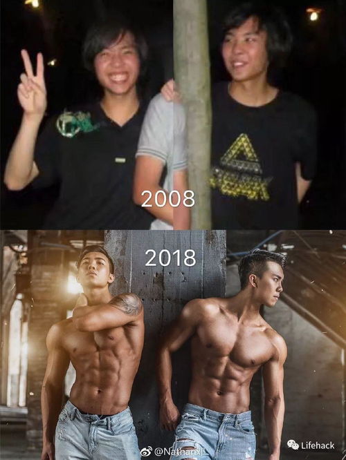  吴彦祖彭于晏晒十年前后对比,肌肉男坐不住了