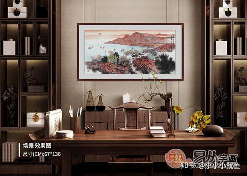  书房适合挂什么画,山水风景中的静雅请细品