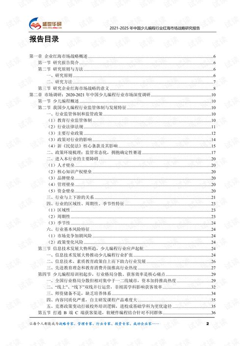  20212025年中国少儿编程行业红海市场战略研究报告.pdf