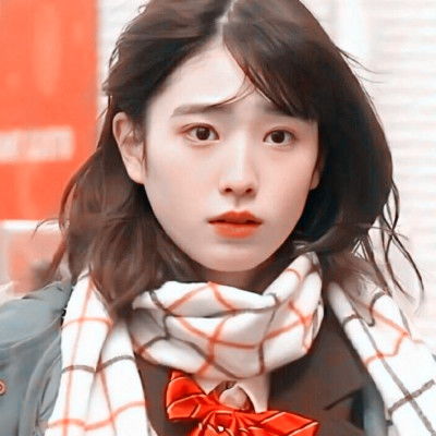  文艺清新唯美头像女生,好看暖色系看着很舒服