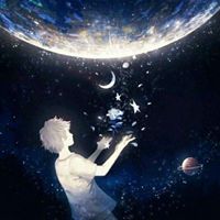  情侣头像动漫抖音星空抖音超火星空下的情侣头像