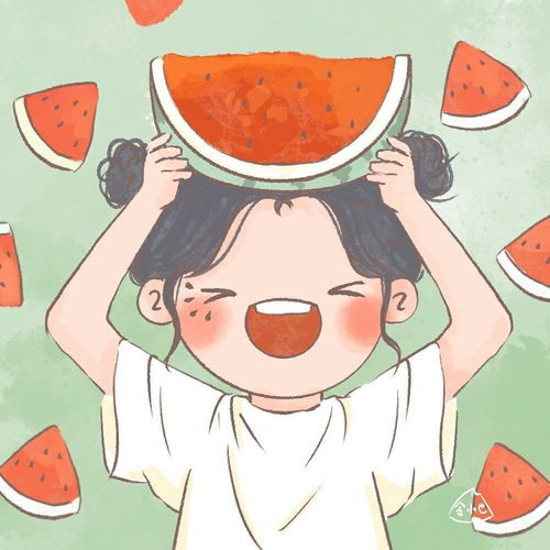  超可爱的夏日情侣头像