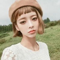  女生短发头像气质美女短发女头像唯美有气质