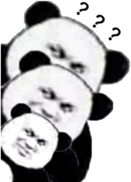  继续挠熊猫头表情包