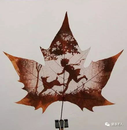  雕刻枫叶,你知道吗实在太美了,你绝对第一次见