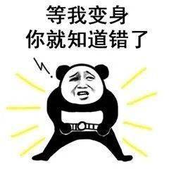  熊猫头表情包i可闭嘴吧你