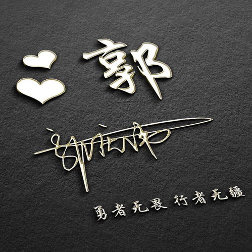  您的微信头像该换新了,刚做好的精致签名头像,请带走别客气