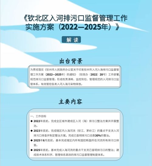  图解钦北区入河排污口监督管理工作实施方案20222025年