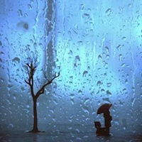  qq头像雨天图片唯美