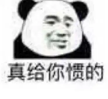  熊猫头表情包i你们都不用喂猪吗
